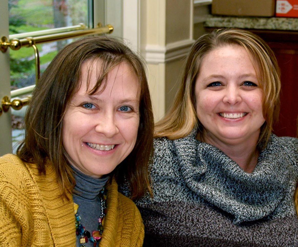 Kim’s Program Director, Cheryl Berry is pictured on the left, and Kim Burno is pictured on the right.