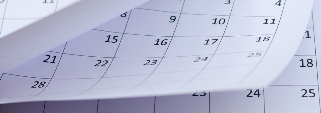 Picture of a calendar