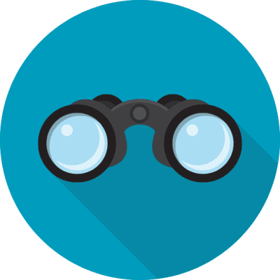 icon of binoculars