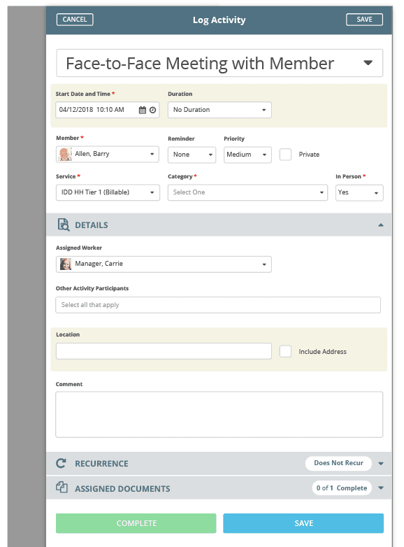 MediSked Connect Interface