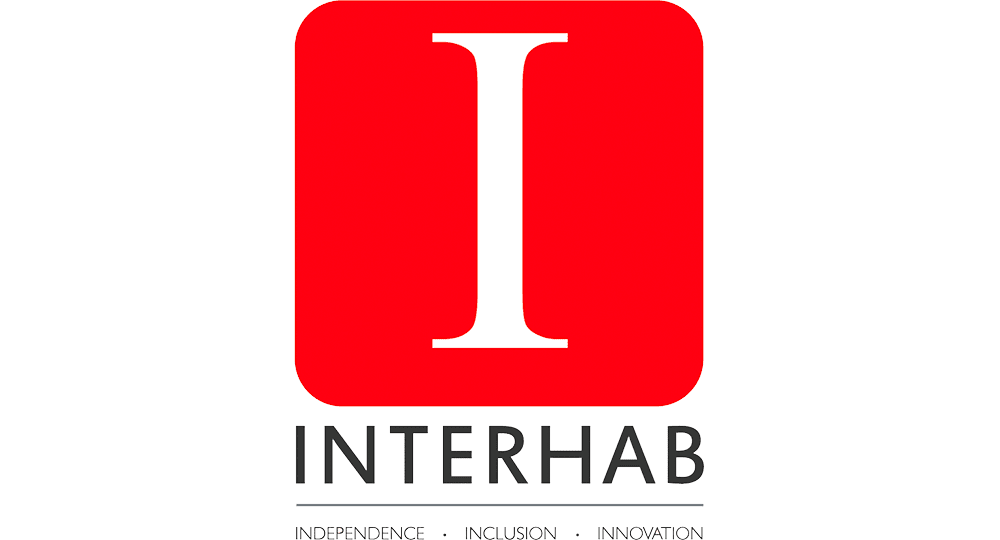 Logo for Interhab that says "Independence, Inclusion, Innovation."