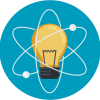 Smart Circular icon of lightbulb